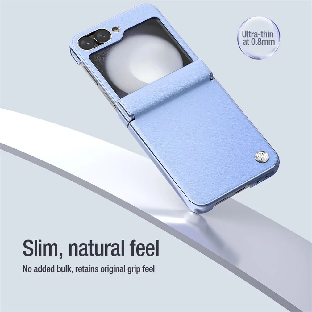 For Samsung Galaxy Z Flip 7 FE Case NILLKIN CamShield Flip Leather Case Gentle On Skin Ultra-thin Cover For Samsung Z Flip6 5G