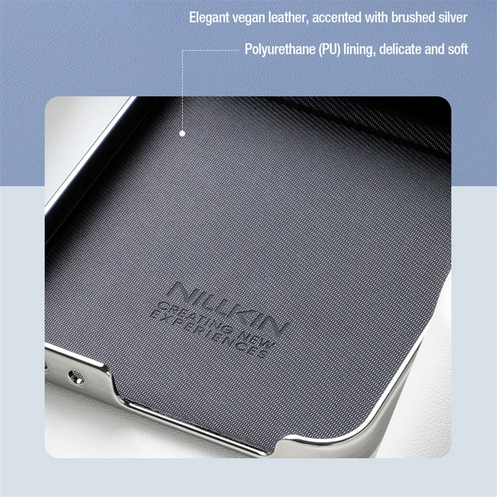 For Samsung Galaxy Z Flip 7 FE Case NILLKIN CamShield Flip Leather Case Gentle On Skin Ultra-thin Cover For Samsung Z Flip6 5G