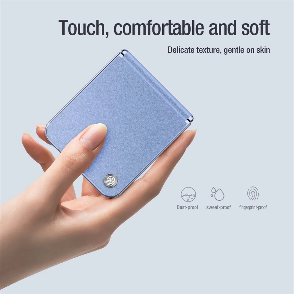 For Samsung Galaxy Z Flip 7 FE Case NILLKIN CamShield Flip Leather Case Gentle On Skin Ultra-thin Cover For Samsung Z Flip6 5G