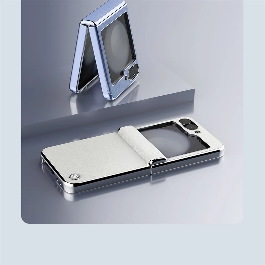 For Samsung Galaxy Z Flip 7 FE Case NILLKIN CamShield Flip Leather Case Gentle On Skin Ultra-thin Cover For Samsung Z Flip6 5G