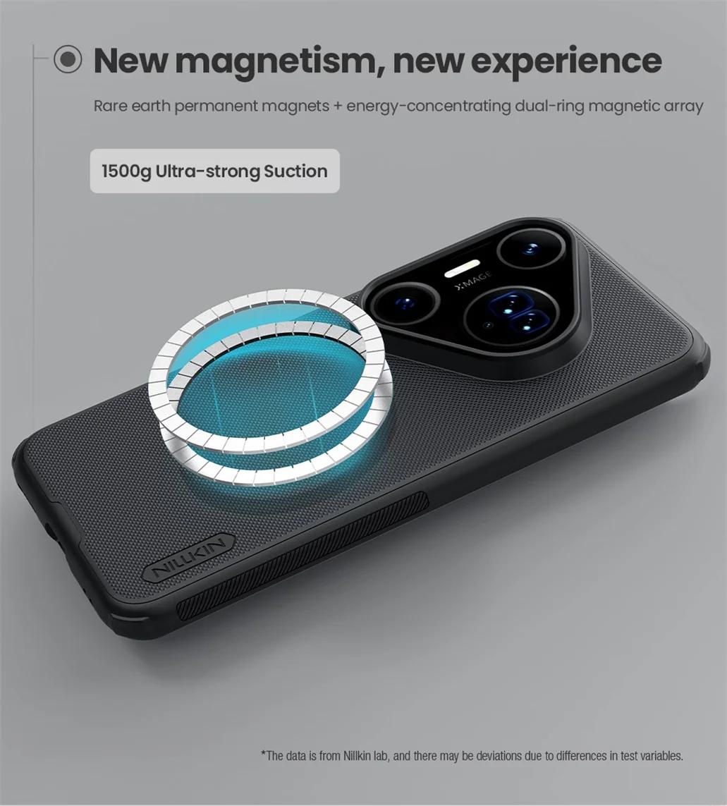 Чехол Nillkin Super Frosted Shield Pro Magnetic для Huawei Pura 80 Pro, Huawei Pura 80 Pro+, Huawei Pura 80, Huawei Pura 80 Ultra