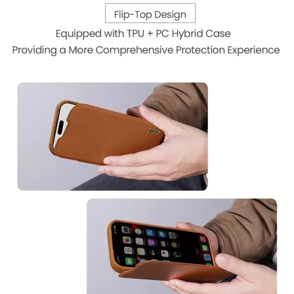 Чехол Nillkin Qin Pro для iPhone 17 Pro Max, iPhone 17 Pro, iPhone 17, iPhone 17 Air — изображение 5