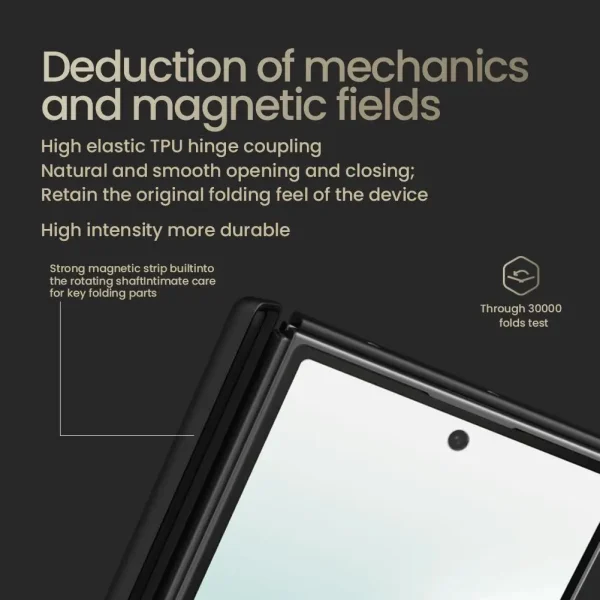 Чехол Nillkin CarboProp Magnetic для Samsung Galaxy Z Fold 7 — изображение 3