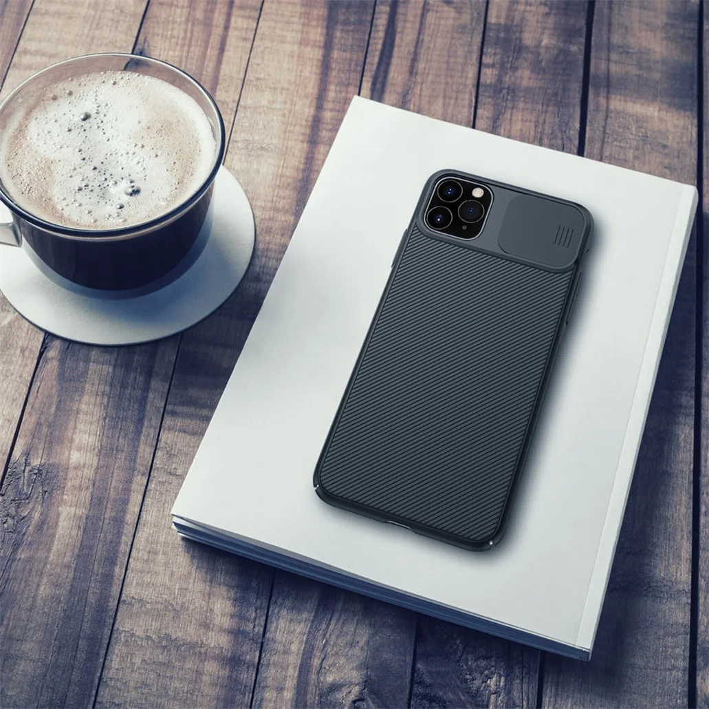For iPhone 12 Pro Max Case NILLKIN CamShield Case Slide Camera Cover Protect Privacy Classic Back Cover For iPhone 12 mini