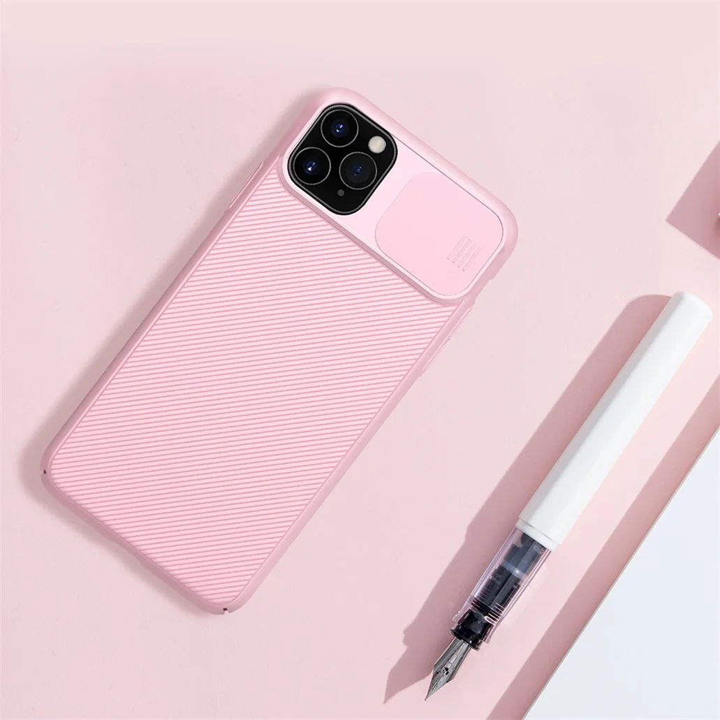 For iPhone 12 Pro Max Case NILLKIN CamShield Case Slide Camera Cover Protect Privacy Classic Back Cover For iPhone 12 mini
