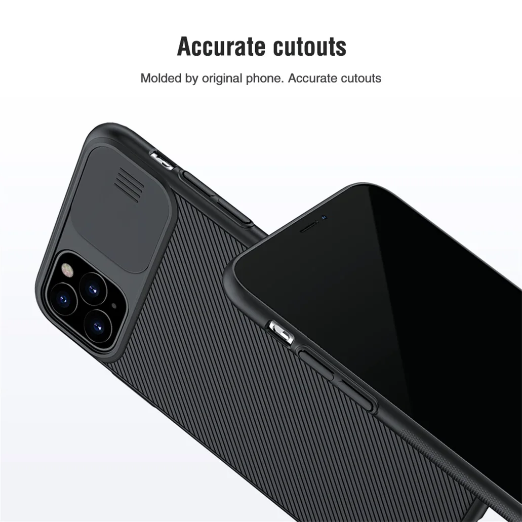 For iPhone 12 Pro Max Case NILLKIN CamShield Case Slide Camera Cover Protect Privacy Classic Back Cover For iPhone 12 mini