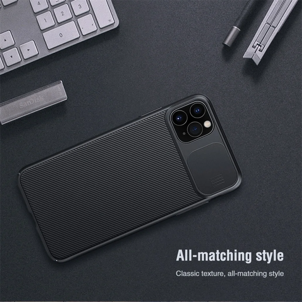 For iPhone 12 Pro Max Case NILLKIN CamShield Case Slide Camera Cover Protect Privacy Classic Back Cover For iPhone 12 mini