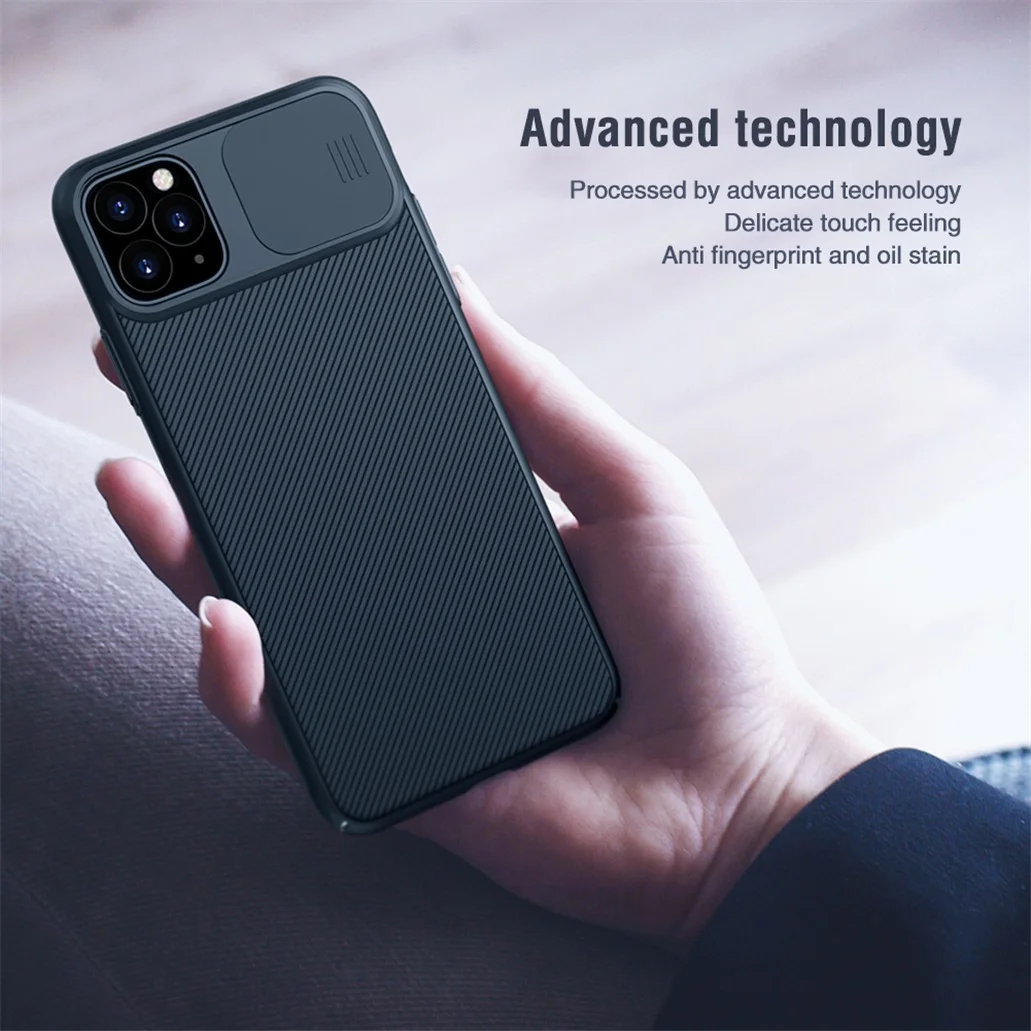 For iPhone 12 Pro Max Case NILLKIN CamShield Case Slide Camera Cover Protect Privacy Classic Back Cover For iPhone 12 mini