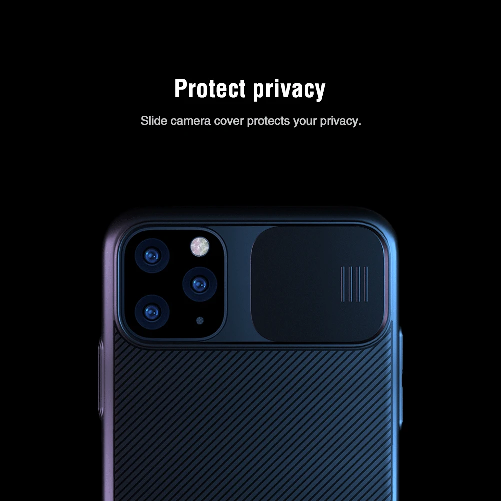 For iPhone 12 Pro Max Case NILLKIN CamShield Case Slide Camera Cover Protect Privacy Classic Back Cover For iPhone 12 mini