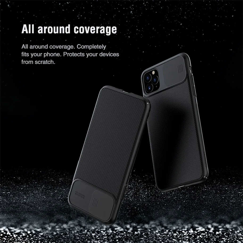 For iPhone 12 Pro Max Case NILLKIN CamShield Case Slide Camera Cover Protect Privacy Classic Back Cover For iPhone 12 mini