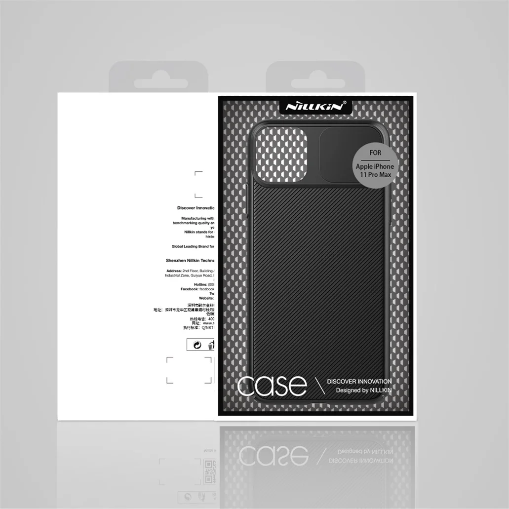 For iPhone 12 Pro Max Case NILLKIN CamShield Case Slide Camera Cover Protect Privacy Classic Back Cover For iPhone 12 mini