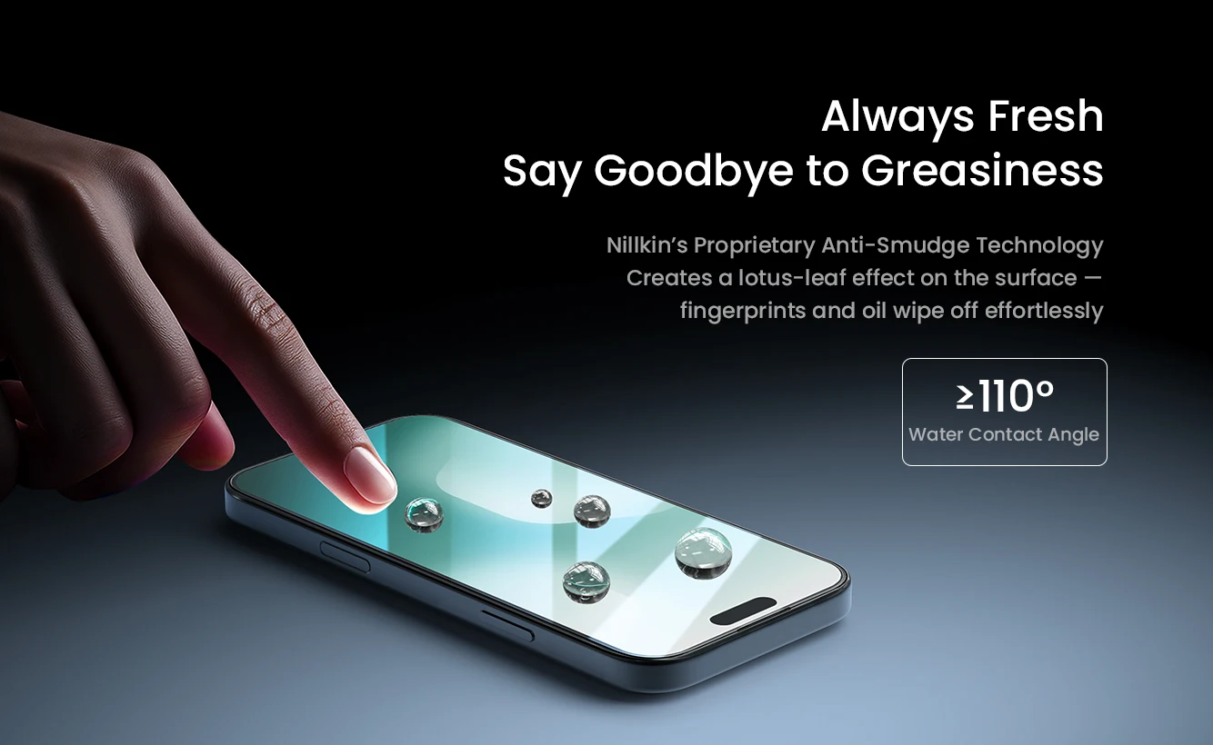 Nillkin Screen Protector For iPhone 17 Pro Max Anti-Reflective Full Coverage AR 3D Tempered Glass For iPhone17 Pro / iPhone Air