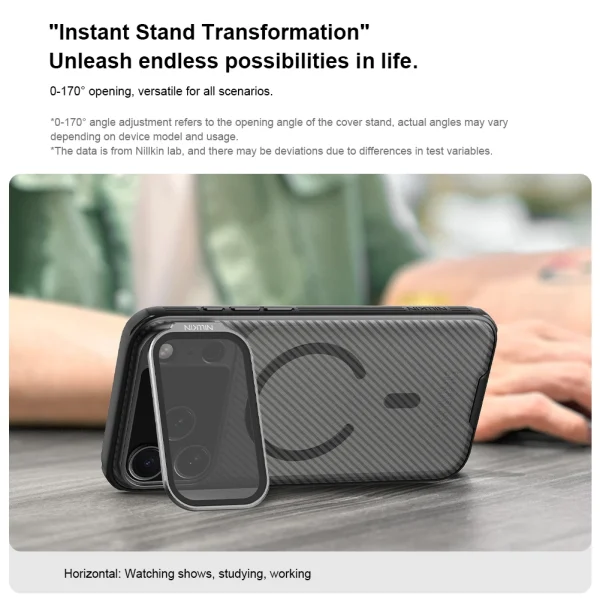Чехол Nillkin CamShield Prop для iPhone 17 Pro, iPhone 17 Pro Max (MagSafe) — изображение 3