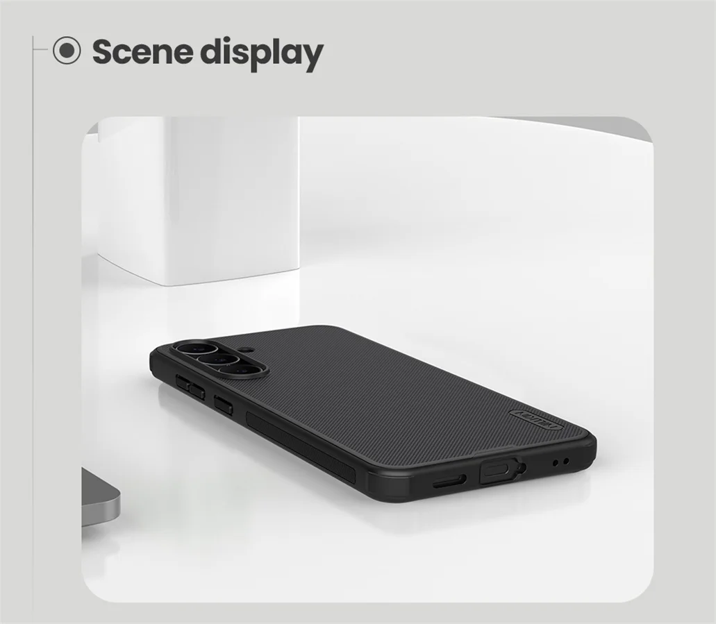 For Samsung Galaxy S25 FE Case Nillkin Frosted Shield Pro Soft Edges Hard Shell Shockproof Ultra-thin Cover For Samsung S25 FE