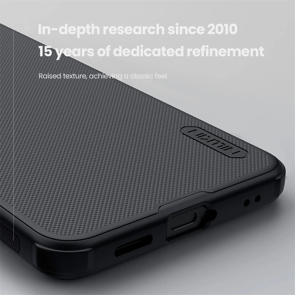 For Samsung Galaxy S25 FE Case Nillkin Frosted Shield Pro Soft Edges Hard Shell Shockproof Ultra-thin Cover For Samsung S25 FE