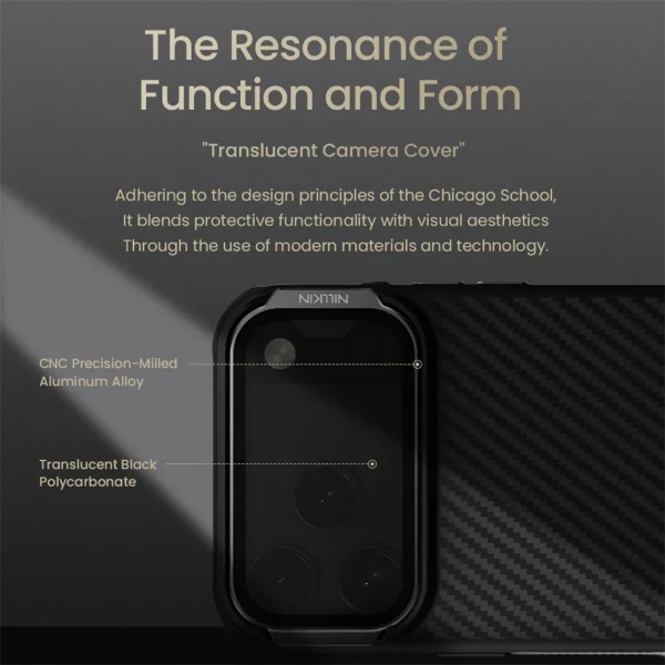 Чехол Nillkin CarboProp для iPhone 17 Pro Max, iPhone 17 Pro (MagSafe) — изображение 2
