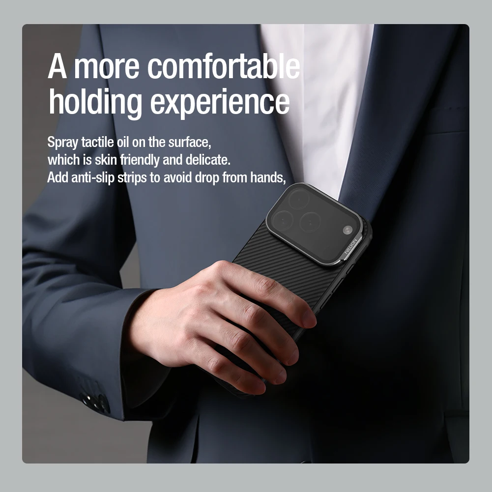 NILLKIN For iPhone 17 Pro Max MagSafe Case Shockproof Luxury Magnetic Case For iPhone17 Pro With Camera Protective Cover