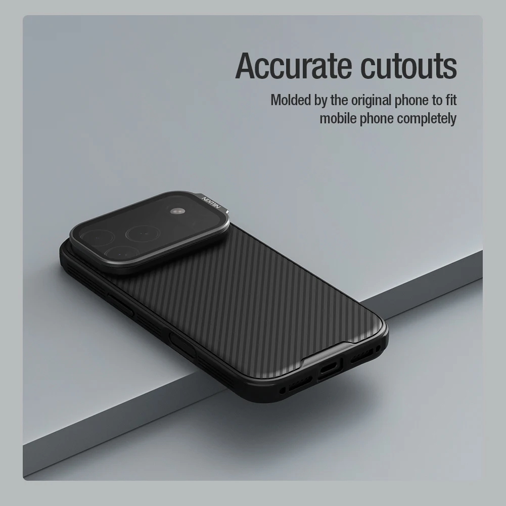 NILLKIN For iPhone 17 Pro Max MagSafe Case Shockproof Luxury Magnetic Case For iPhone17 Pro With Camera Protective Cover