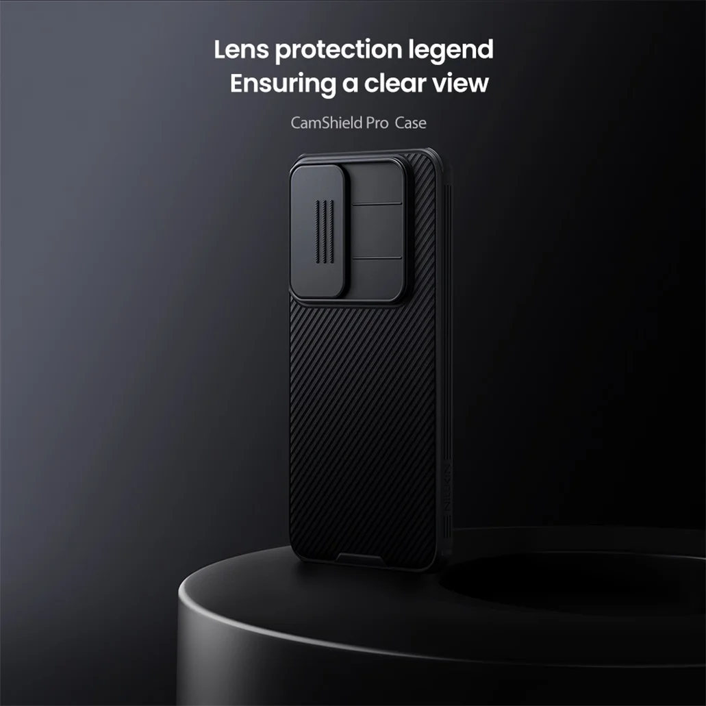 NILLKIN For Samsung Galaxy S25 FE Case CamShield Pro Shockproof Non-Slip Privacy Protection Slide Camera Cover For Samsung S25FE