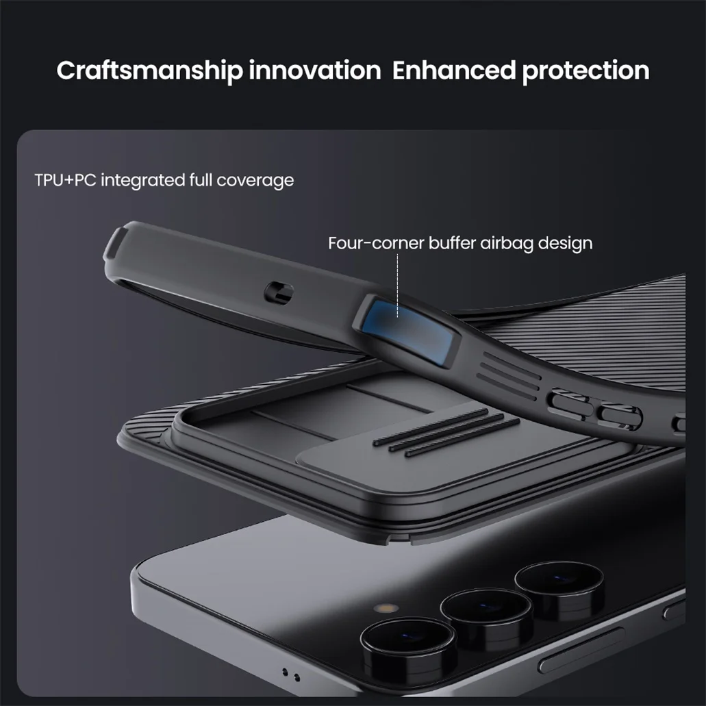 For Samsung Galaxy S25 FE MagSafe Case NILLKIN CamShield Pro Shockproof Magnetic Case Slide Camera Cover For Samsung S25 FE