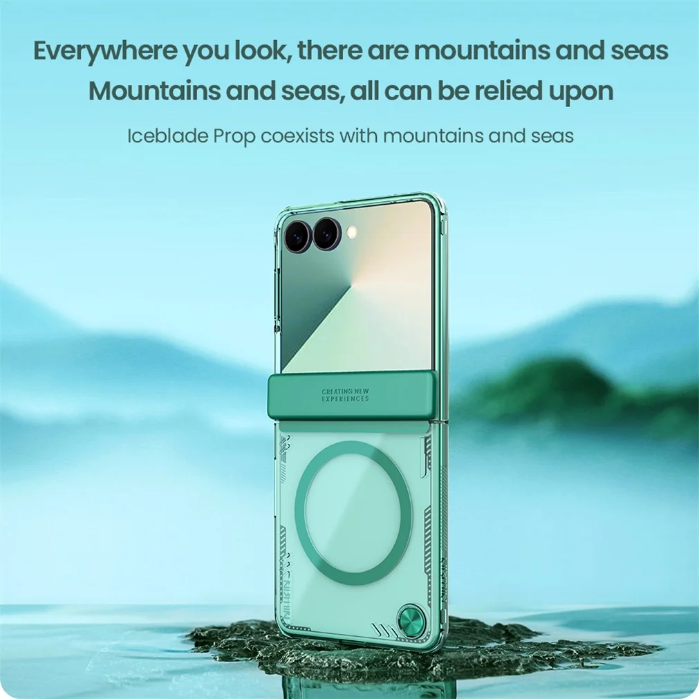 For Samsung Galaxy Z Flip 7 Transparent Case NILLKIN Iceblade Flip Eco-friendly Material Shockproof Cover For Samsung Z Flip7