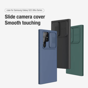 Чехол Nillkin Camshield Silky Silicone для Samsung Galaxy S22 Ultra 5G