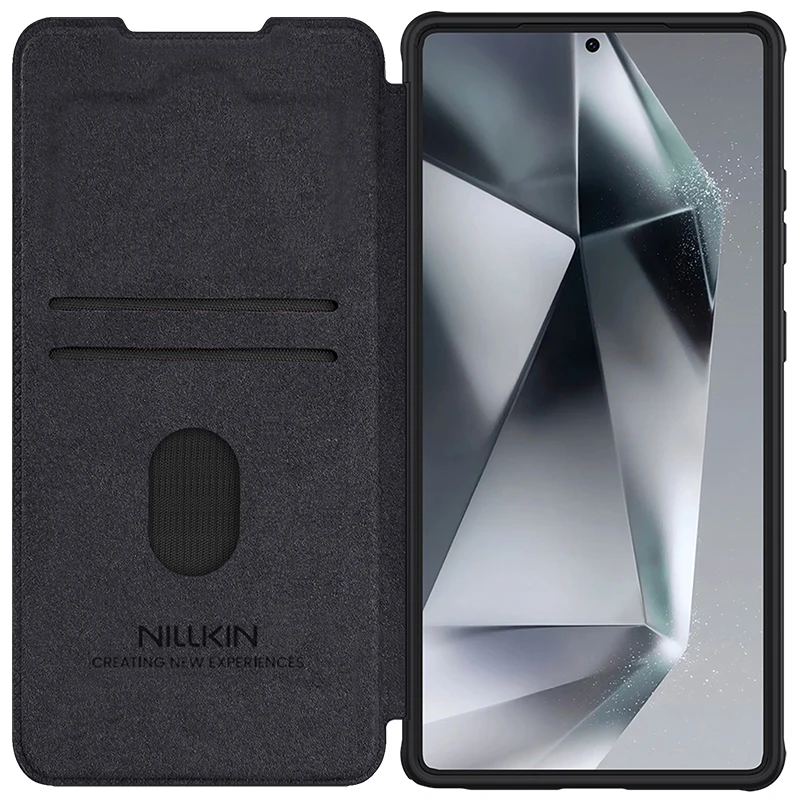 Чехол Nillkin Qin Pro для Samsung Galaxy S25 Ultra, S25 Flip, S25+, S25 Plus Чехол Nillkin Qin Pro для Samsung Galaxy S25 Ultra, S25 Flip, S25+, S25 Plus