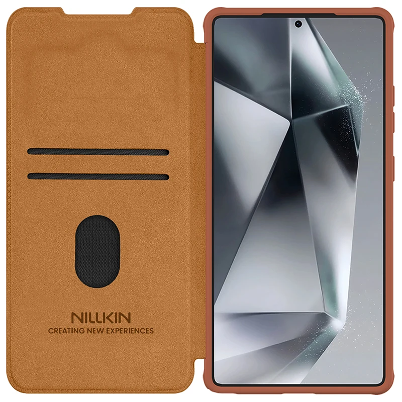 Чехол Nillkin Qin Pro для Samsung Galaxy S25 Ultra, S25 Flip, S25+, S25 Plus Чехол Nillkin Qin Pro для Samsung Galaxy S25 Ultra, S25 Flip, S25+, S25 Plus