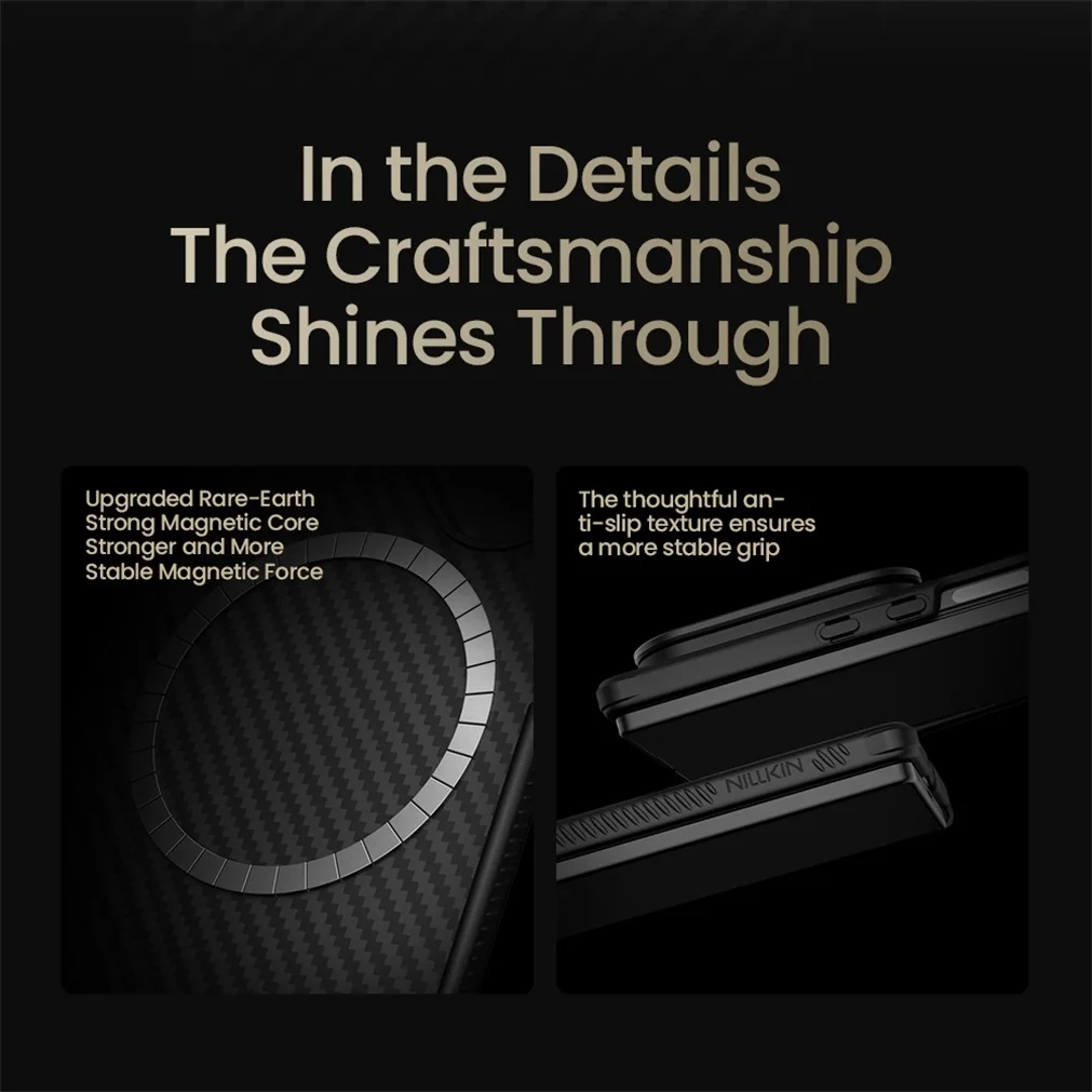 Чехол Nillkin CarboProp для Samsung Galaxy Z Fold 7 (MagSafe) Чехол Nillkin CarboProp для Samsung Galaxy Z Fold 7 (MagSafe)
