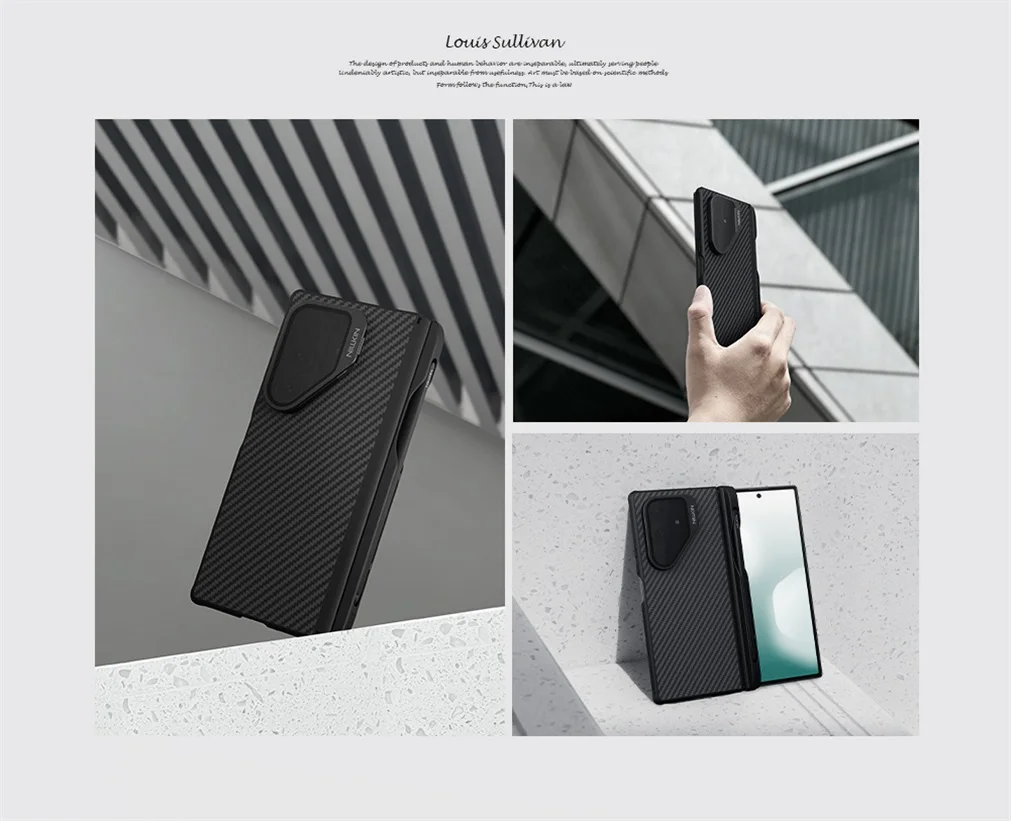 Чехол Nillkin CarboProp для Samsung Galaxy Z Fold 7 (MagSafe) Чехол Nillkin CarboProp для Samsung Galaxy Z Fold 7 (MagSafe)