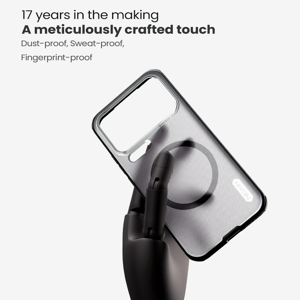 Чехол Nillkin Super Frosted Shield Pro для Xiaomi 17, Xiaomi 17 Pro, Xiaomi 17 Pro Max (MagSafe) Чехол Nillkin Super Frosted Shield Pro для Xiaomi 17, Xiaomi 17 Pro, Xiaomi 17 Pro Max (MagSafe) — изображение 3