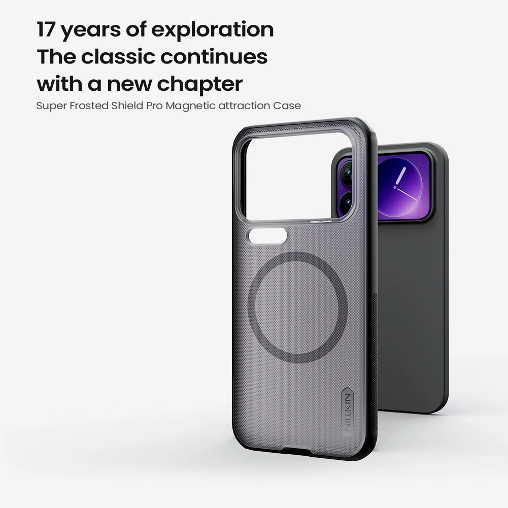 Nillkin For Xiaomi 17 Pro Max / 17 Pro MagSafe Case Frosted Shield Pro Magnetic Case Shockproof Ultra-thin Cover For Xiaomi17 Nillkin For Xiaomi 17 Pro Max / 17 Pro MagSafe Case Frosted Shield Pro Magnetic Case Shockproof Ultra-thin Cover For Xiaomi17