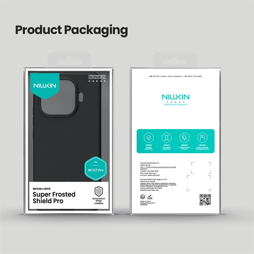 Nillkin For Xiaomi 15T /15T Pro Case Frosted Shield Pro Soft Edges Hard Shell Shockproof Ultra-thin Cover For Xiaomi 15T Pro Nillkin For Xiaomi 15T /15T Pro Case Frosted Shield Pro Soft Edges Hard Shell Shockproof Ultra-thin Cover For Xiaomi 15T Pro