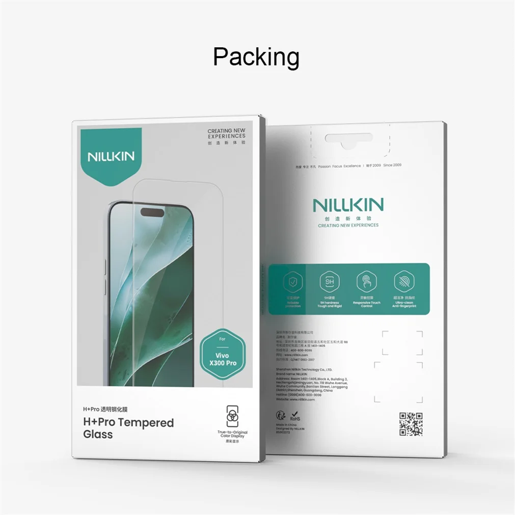 Nillkin For Vivo X300 /X300 Pro Tempered Glass Amazing H+PRO Anti-Explosion 2.5D 9H Screen Protector For Vivo X300Pro Glass Film Nillkin For Vivo X300 /X300 Pro Tempered Glass Amazing H+PRO Anti-Explosion 2.5D 9H Screen Protector For Vivo X300Pro Glass Film