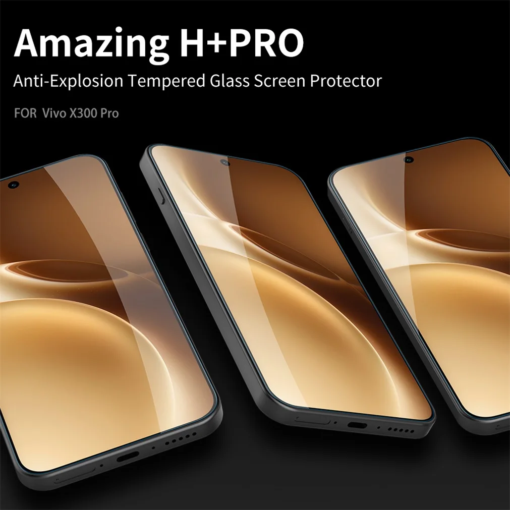 Nillkin For Vivo X300 /X300 Pro Tempered Glass Amazing H+PRO Anti-Explosion 2.5D 9H Screen Protector For Vivo X300Pro Glass Film Nillkin For Vivo X300 /X300 Pro Tempered Glass Amazing H+PRO Anti-Explosion 2.5D 9H Screen Protector For Vivo X300Pro Glass Film