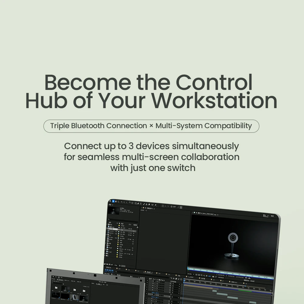 Клавиатура портативная складная Nillkin Cube Pocket Keyboard с тачпадом и тройным Bluetooth Клавиатура портативная складная Nillkin Cube Pocket Keyboard с тачпадом и тройным Bluetooth