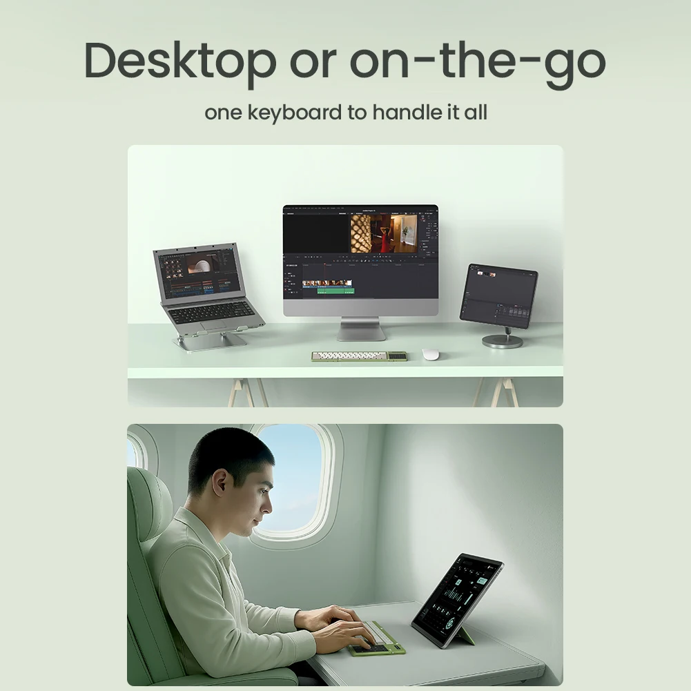 Клавиатура портативная складная Nillkin Cube Pocket Keyboard с тачпадом и тройным Bluetooth Клавиатура портативная складная Nillkin Cube Pocket Keyboard с тачпадом и тройным Bluetooth