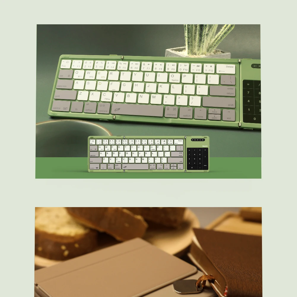 Клавиатура портативная складная Nillkin Cube Pocket Keyboard с тачпадом и тройным Bluetooth Клавиатура портативная складная Nillkin Cube Pocket Keyboard с тачпадом и тройным Bluetooth