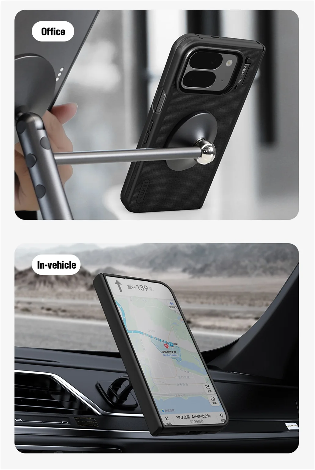 NILLKIN For Google Pixel 10 Pro Fold MagSafe Case Shockproof Magnetic Case For Pixel10 Pro Fold With Phone Holder Camera Cover NILLKIN For Google Pixel 10 Pro Fold MagSafe Case Shockproof Magnetic Case For Pixel10 Pro Fold With Phone Holder Camera Cover