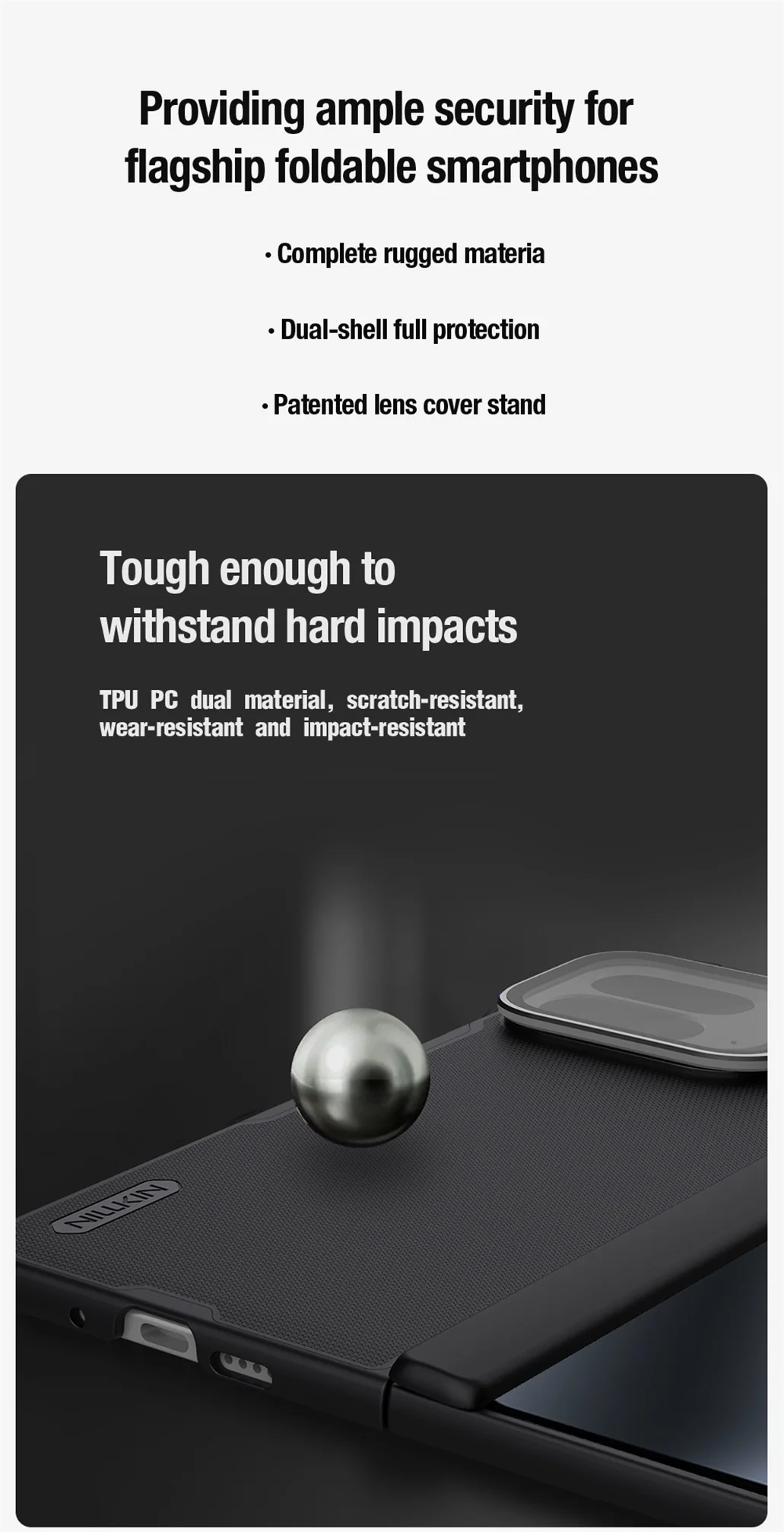 NILLKIN For Google Pixel 10 Pro Fold MagSafe Case Shockproof Magnetic Case For Pixel10 Pro Fold With Phone Holder Camera Cover NILLKIN For Google Pixel 10 Pro Fold MagSafe Case Shockproof Magnetic Case For Pixel10 Pro Fold With Phone Holder Camera Cover