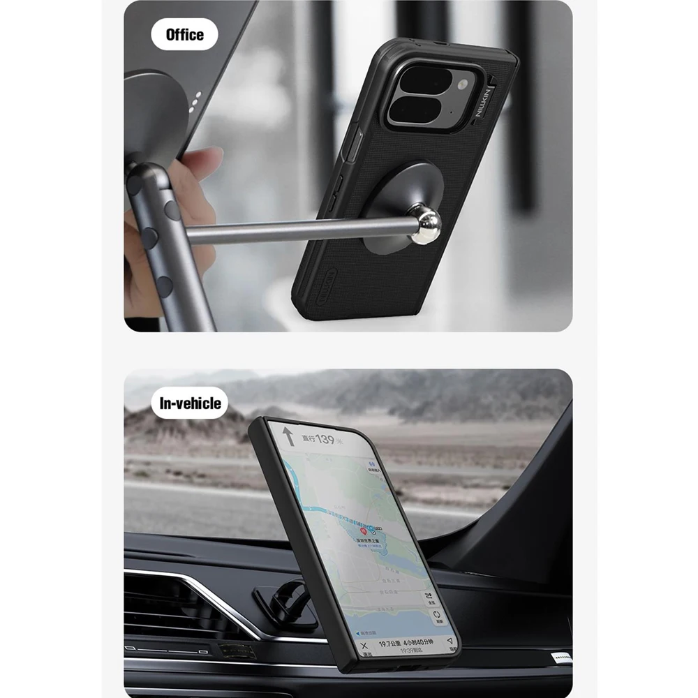 Чехол Nillkin Super Frosted Shield Prop для Google Pixel 10 Pro Fold (MagSafe) Чехол Nillkin Super Frosted Shield Prop для Google Pixel 10 Pro Fold (MagSafe) — изображение 4