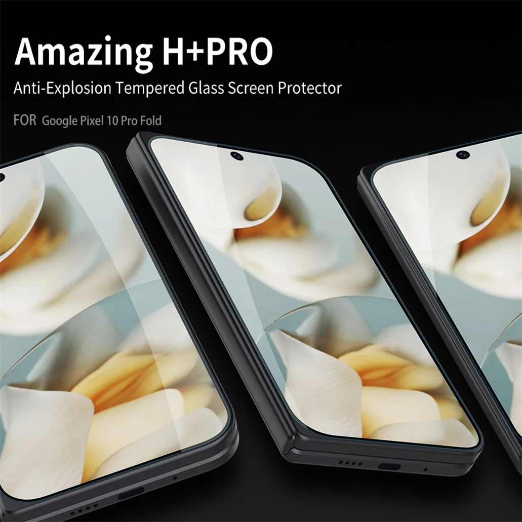 Nillkin Tempered Glass For Google Pixel 10 Pro Fold Outer Screen Front Film Anti-Explosion Screen Protector For Pixel10 Pro Fold Nillkin Tempered Glass For Google Pixel 10 Pro Fold Outer Screen Front Film Anti-Explosion Screen Protector For Pixel10 Pro Fold