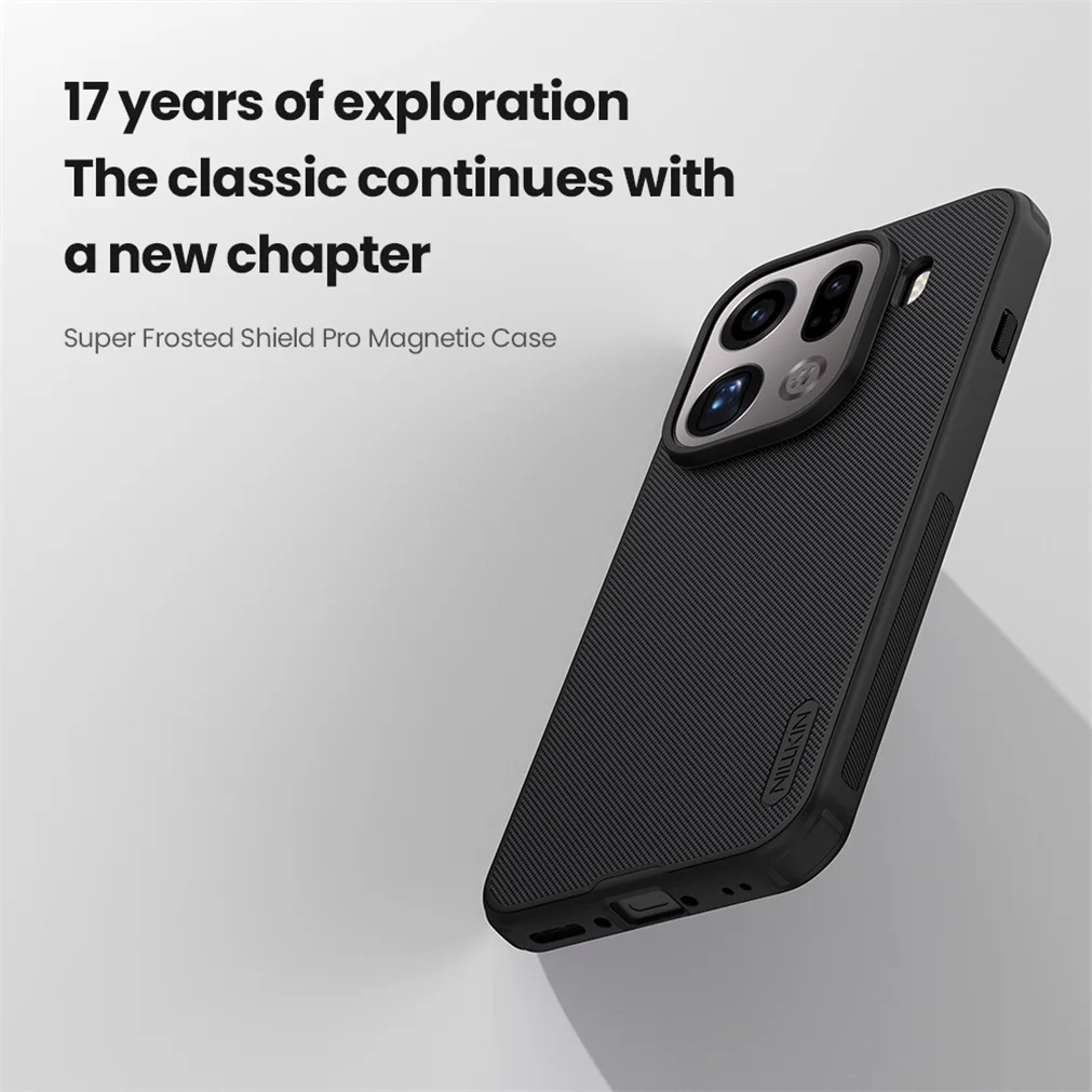 Nillkin For OPPO Find X9 Pro / X9 MagSafe Case Frosted Shield Pro Magnetic Case Shockproof Ultra-thin Cover For OPPO Find X9 Pro Nillkin For OPPO Find X9 Pro / X9 MagSafe Case Frosted Shield Pro Magnetic Case Shockproof Ultra-thin Cover For OPPO Find X9 Pro