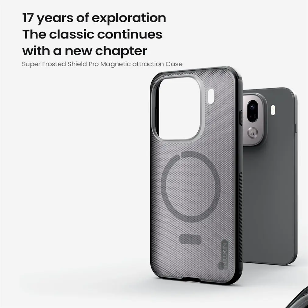 Nillkin For OPPO Find X9 Pro / X9 MagSafe Case Frosted Shield Pro Magnetic Case Shockproof Ultra-thin Cover For OPPO Find X9 Pro Nillkin For OPPO Find X9 Pro / X9 MagSafe Case Frosted Shield Pro Magnetic Case Shockproof Ultra-thin Cover For OPPO Find X9 Pro