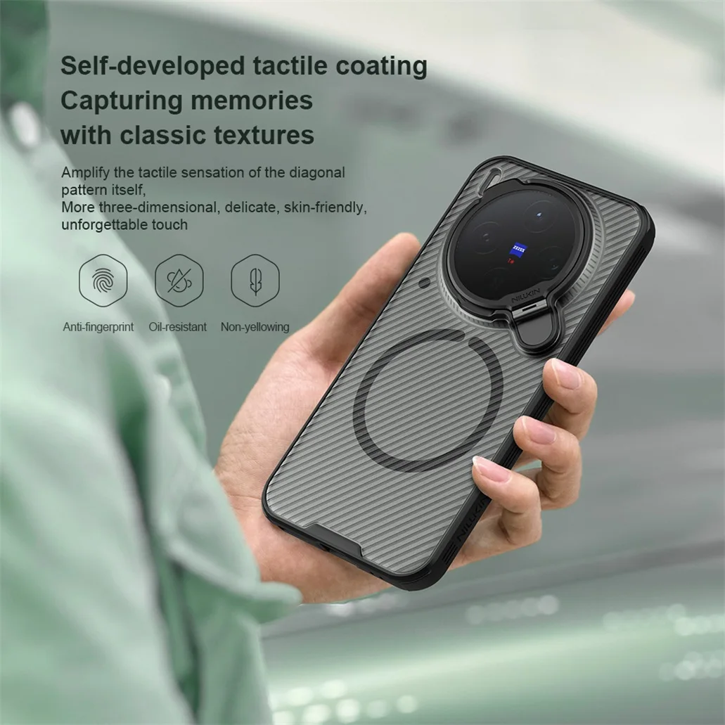 NILLKIN For Vivo X300 /X300 Pro MagSafe Case CamShield Prop Magnetic Case Shockproof Phone Holder Camera Cover For Vivo X300 Pro NILLKIN For Vivo X300 /X300 Pro MagSafe Case CamShield Prop Magnetic Case Shockproof Phone Holder Camera Cover For Vivo X300 Pro