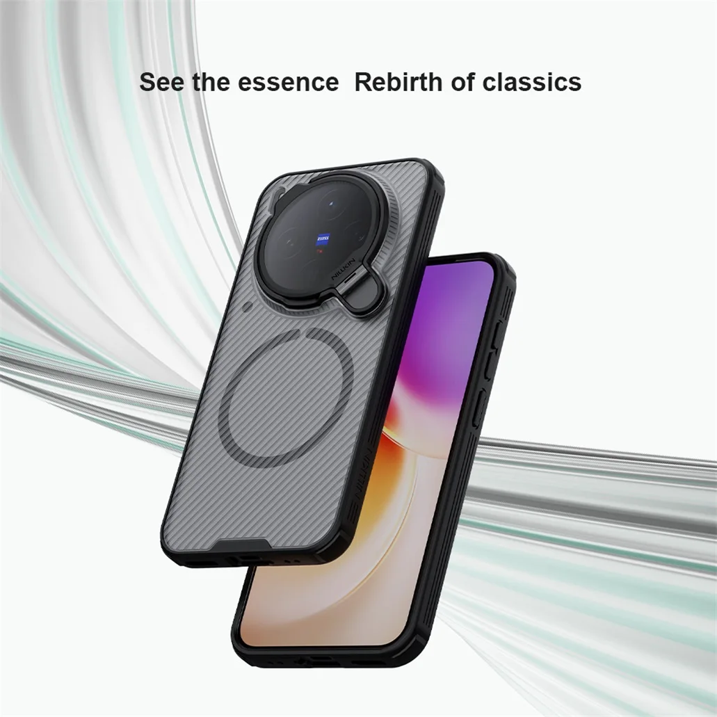 NILLKIN For Vivo X300 /X300 Pro MagSafe Case CamShield Prop Magnetic Case Shockproof Phone Holder Camera Cover For Vivo X300 Pro NILLKIN For Vivo X300 /X300 Pro MagSafe Case CamShield Prop Magnetic Case Shockproof Phone Holder Camera Cover For Vivo X300 Pro