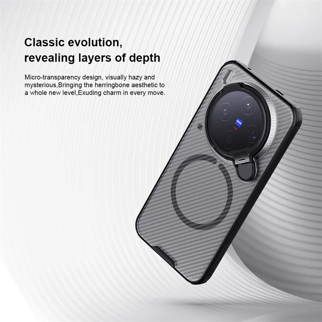 NILLKIN For Vivo X300 /X300 Pro MagSafe Case CamShield Prop Magnetic Case Shockproof Phone Holder Camera Cover For Vivo X300 Pro NILLKIN For Vivo X300 /X300 Pro MagSafe Case CamShield Prop Magnetic Case Shockproof Phone Holder Camera Cover For Vivo X300 Pro