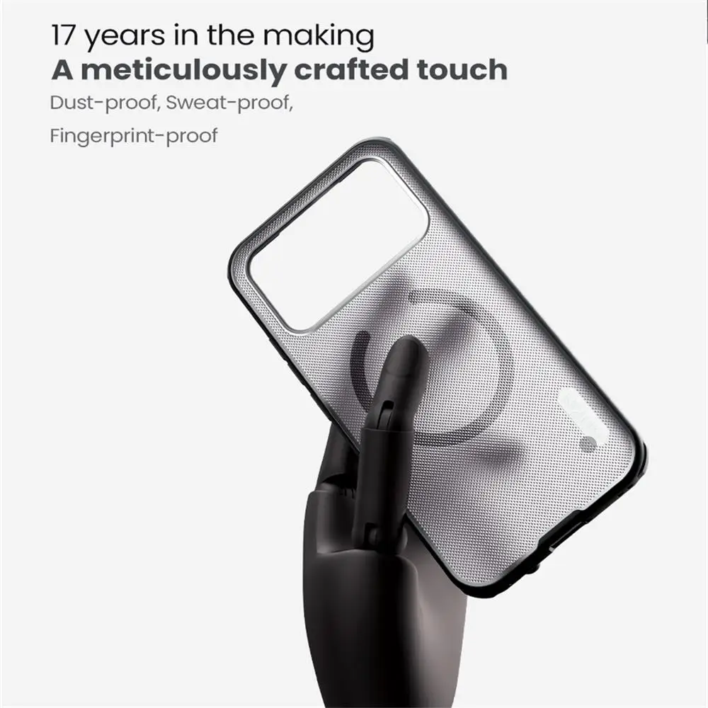 Чехол Nillkin Super Frosted Shield Pro для Xiaomi Redmi K90 Pro Max (MagSafe) Чехол Nillkin Super Frosted Shield Pro для Xiaomi Redmi K90 Pro Max (MagSafe) — изображение 4