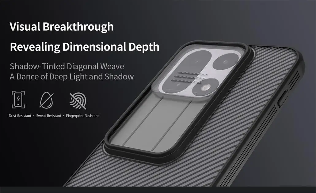 NILLKIN For OnePlus 15 Case CamShield Pro Shockproof Non-Slip Privacy Protection With Slide Camera Cover For One Plus 15 Bumper NILLKIN For OnePlus 15 Case CamShield Pro Shockproof Non-Slip Privacy Protection With Slide Camera Cover For One Plus 15 Bumper