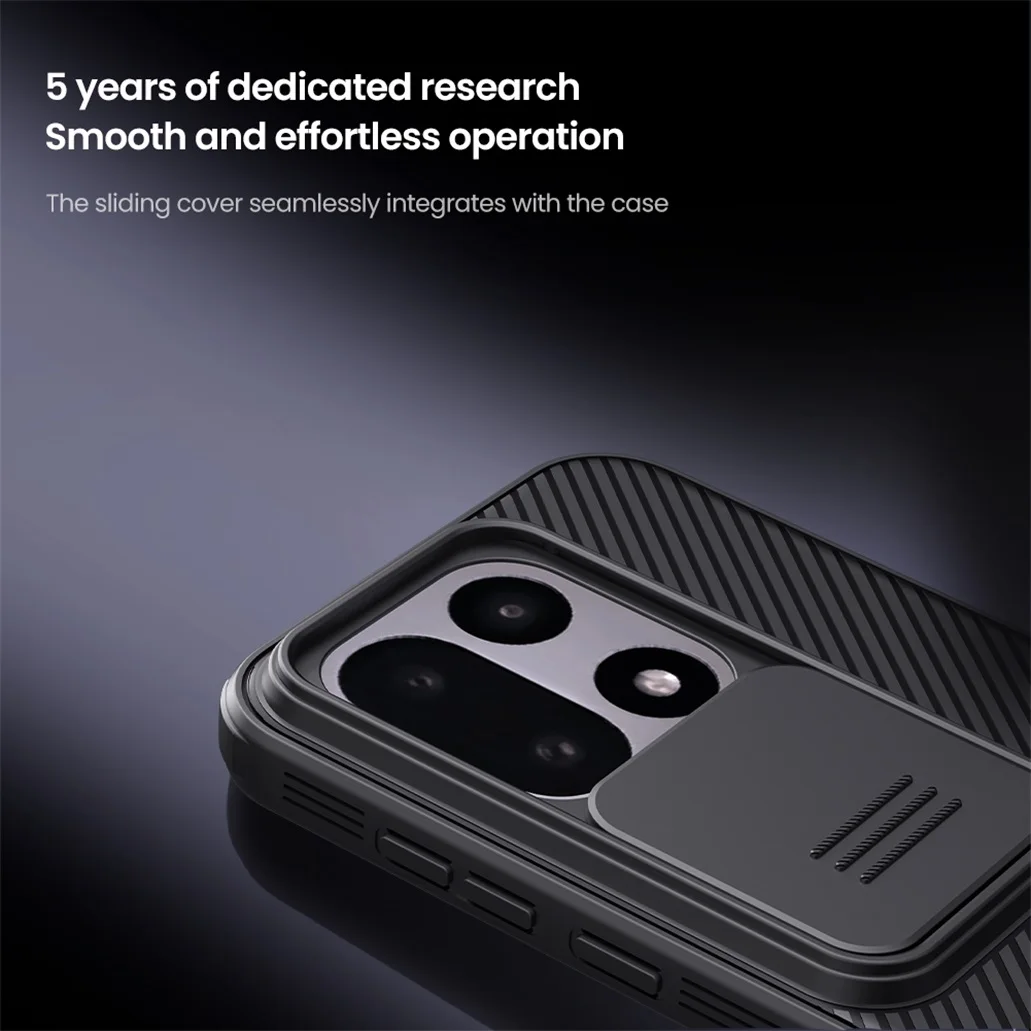 NILLKIN For OnePlus 15 Case CamShield Pro Shockproof Non-Slip Privacy Protection With Slide Camera Cover For One Plus 15 Bumper NILLKIN For OnePlus 15 Case CamShield Pro Shockproof Non-Slip Privacy Protection With Slide Camera Cover For One Plus 15 Bumper